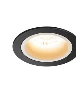 LED podhledová svítidla SLV BIG WHITE NUMINOS DL M vnitřní LED zápustné stropní svítidlo černá/bílá 2700 K 40° včetně listových pružin 1003845