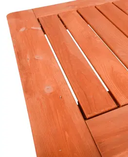 Zahradní slunečníky a doplňky Stůl dřevěný 130 cm SORRENTO