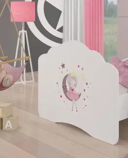Postele ArtAdrk Dětská postel CASIMO | 80 x 160 cm Provedení: Princezna s koněm