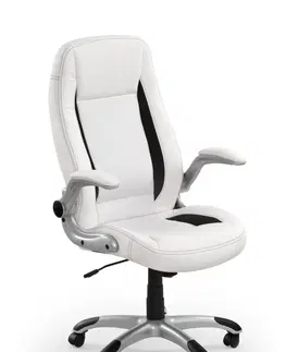 Kancelářské židle HALMAR Kancelářské křeslo Neptun bílé