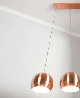 Luxusní designové závěsné lampy Estila Stylové závěsné svítidlo Copper měděné