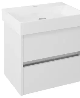 Koupelnový nábytek SAPHO NIRONA umyvadlová skříňka 57x51,5x43 cm, bílá NR060-3030
