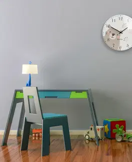 Dětské nástěnné hodiny Roztomilé dětské nástěnné hodiny s medvídkem