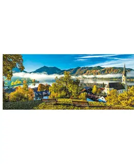 Dekorace Panoramatické puzzle 1.000 dílů "Schlierské jezero"