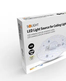 LED moduly Solight LED světelný zdroj do stropních světel, 24W, 2400lm, 4000K, 167mm WZ6105