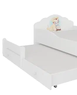 Postele ArtAdrk Dětská postel CASIMO II | s přistýlkou Provedení: Víla s křídly