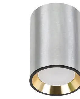 Svítidla  Bodové svítidlo CHLOE 1xGU10/35W/230V kulatý matný chrom/zlatá 