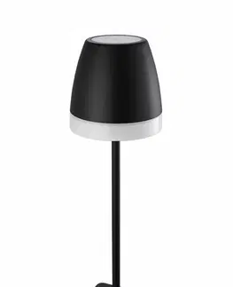 LED stolní lampy Nova Luce Přenosná venkovní lampička COLT - 1 W, 104 lm, 3000 K, černá NV 9121912