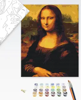Reprodukce umělců Malování podle čísel Leonardo da Vinci - Mona Lisa