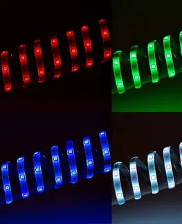 Smart LED pásky Briloner LED RGB pásek WiFi, 500cm, dálkové ovládání