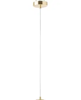Svítidla Skleněné azurové stropní světlo Dany - Ø15*151cm J-Line by Jolipa 96474
