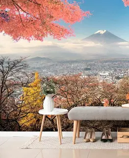 Tapety města Fototapeta podzim v Japonsku