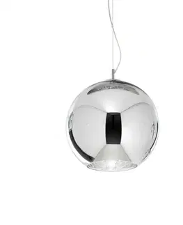 Moderní závěsná svítidla Závěsný lustr Ideal Lux Discovery Fade SP1 149585 šedý 20cm  