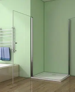 Sprchové vaničky H K Sprchový kout MELODY A4 90cm se dvěma jednokřídlými dveřmi včetně sprchové vaničky