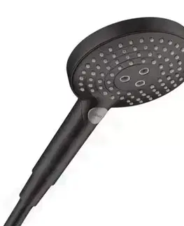 Sprchy a sprchové panely HANSGROHE Raindance Select S Sprchová hlavice 120, 3 proudy, EcoSmart, matná černá 26531670