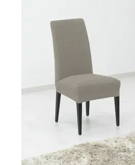 Židle Potah elastický na celou židli, komplet 2 ks Denia, světle šedý