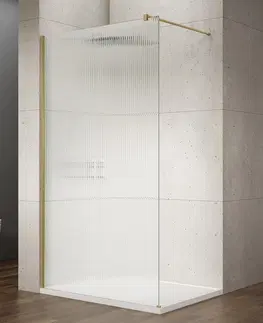 Sprchové zástěny Gelco VARIO GOLD MATT jednodílná sprchová zástěna k instalaci ke stěně, sklo nordic, 900 mm GX1590-10