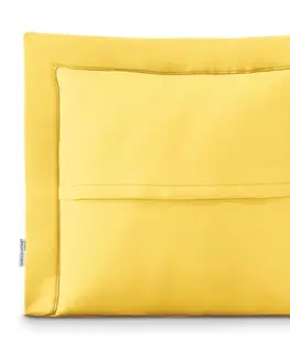 Polštáře AmeliaHome Povlak na polštář Ofélie žlutý, velikost 45x45