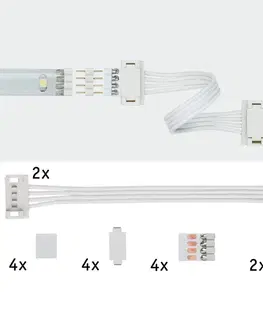Kompletní sada LED pásků Paulmann Paulmann YourLED univerzální konektor, sada 2 ks, bílý