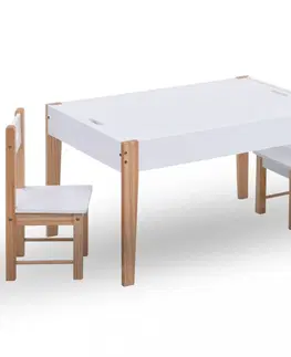 Dětské pokoje Dětský set s tabulovým stolem MDF Dekorhome