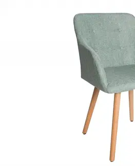 Židle Jídelní křeslo 2 ks IKAROS Dekorhome Zelená