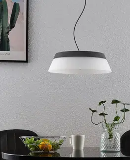 Závěsná světla Lucande Závěsné svítidlo Lucande Jusanna LED, čiré sklo