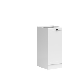 Kuchyňské linky JAMISON, skříňka dolní 40 cm bez pracovní desky, levá, bílá