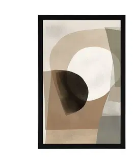 Abstraktní tvary Plakát abstraktní tvary No1