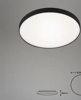 LED stropní svítidla BRILONER LED stropní svítidlo, pr. 28,5 cm, 13 W, černá-bílá BRI 3351-015