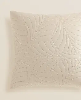 Dekorační povlaky na polštáře Dekorativní povlak na polštář v krémové barvě