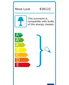 Klasická stropní svítidla Nova Luce Stylové stropní svítidlo Sens s vyšším stupněm krytí - 1 x 60 W, bílá / bílý kov NV 838122