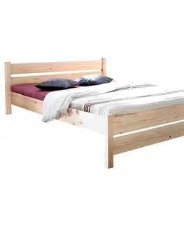 Manželské postele Postel Z Masívu Bora - 140x200cm