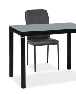 Jídelní stoly Jídelní stůl BOVEC 60x100 cm, černá