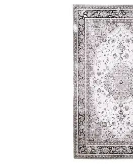 Koberce Norddan Designový koberec Maile 230x160 cm černo-bílý