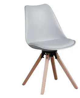Židle Jídelní židle ETOSA Tempo Kondela Světle šedá