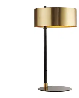 Lampy Searchlight Searchlight EU20224-1GO - Stolní lampa KNOX 1xE14/60W/230V zlatá 