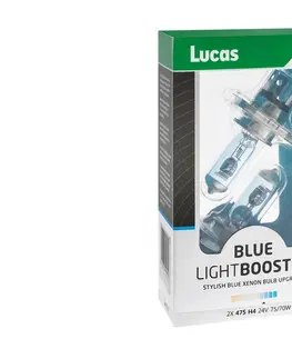 Autožárovky Lucas H4 Lightbooster 75/70W 24V P43t sada 2ks LLX475BLX2