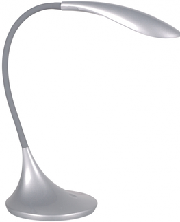 Lampičky Stolní lampa stmívatelná L2021 SANDY LED stříbrná 5,5W 4000K