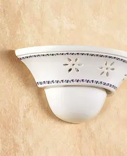 Nástěnná svítidla Ceramiche Nástěnné světlo Il Punti s keramickou miskou