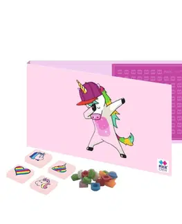 Hračky PIXIE CREW - pohlednice a přání s dárkem uvnitř - Jednorožec