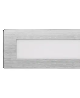 Vestavná svítidla do stěny EMOS LED orientační vestavné svítidlo 115×70 1,5W neutr.bílá IP65 1545000100