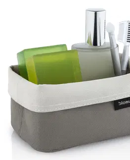Úložné boxy Oboustranný košík na kosmetické potřeby ARA střední pískový/šedohnědý BLOMUS