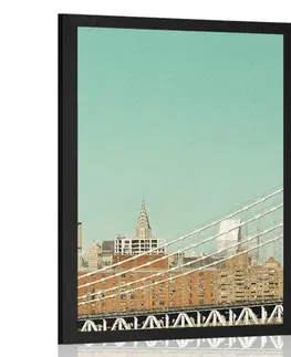 Města Plakát mrakodrapy v New Yorku