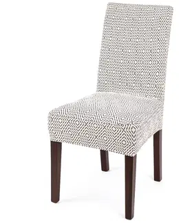 Doplňky do ložnice 4Home Napínací potah na židli Comfort Plus Geometry, 40 - 50 cm, sada 2 ks