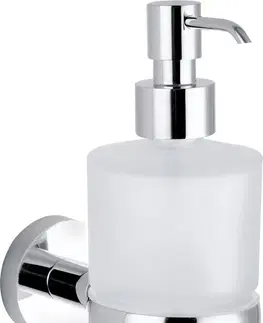 Dávkovače mýdla SLEZAK-RAV Dávkovač tekutého mýdla sklo Koupelnový doplněk COLORADO, Barva: chrom COA0303
