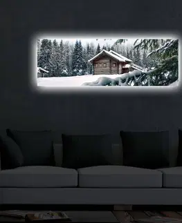 Obrazy Wallity Obraz s LED osvětlením ROUBENKA 34 30 x 90 cm