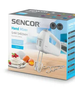 Mixéry Sencor SHM 5400WH ruční mixér, bílá