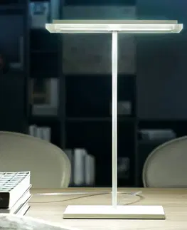 Stolní lampy Linea Light Plochá LED stolní lampa Dublight LED