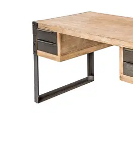 Psací stoly LuxD Designový psací stůl Unity 135 cm