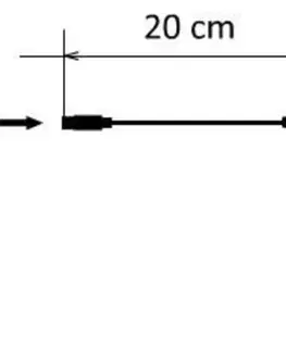 Příslušenství DecoLED T rozbočovač - 3 výstupy, bílý
